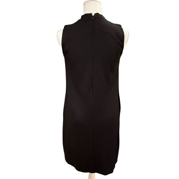 J. McLaughlin Black Sleeveless Shift Dress Sz XSMALL Career Minimalist Capsule - Picture 6 of 11